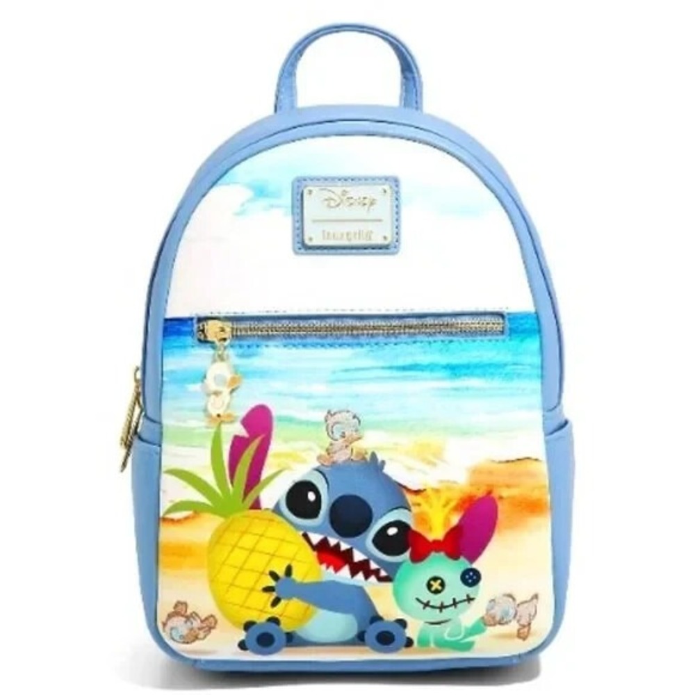 Loungefly Disney Lilo and Stitch with‎ Ducklings Mini Backpack